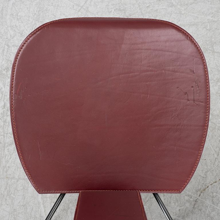 Achille Castiglioni, stolar, 6 st, "Irma", Zanotta, Italien.