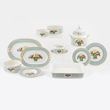 A 45-piece 'Basket' porcelain dinner service, Villeroy & Boch.