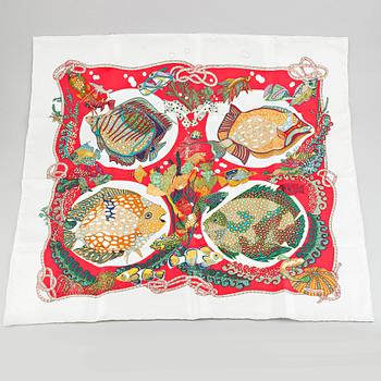Hermès, a 'Grands Fonds' silk scarf.