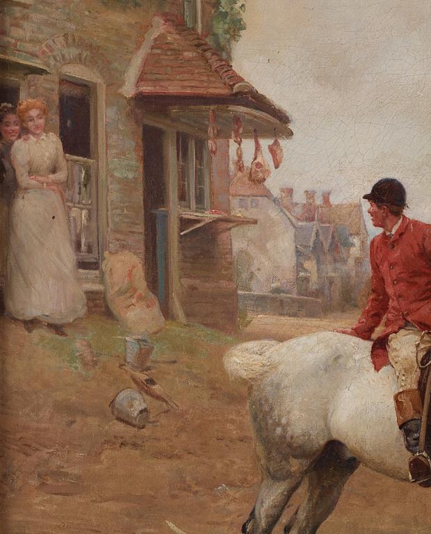 Alfred William Strutt, "The Fox Hunt - the punishment" and "The Fox Hunt - the theft".