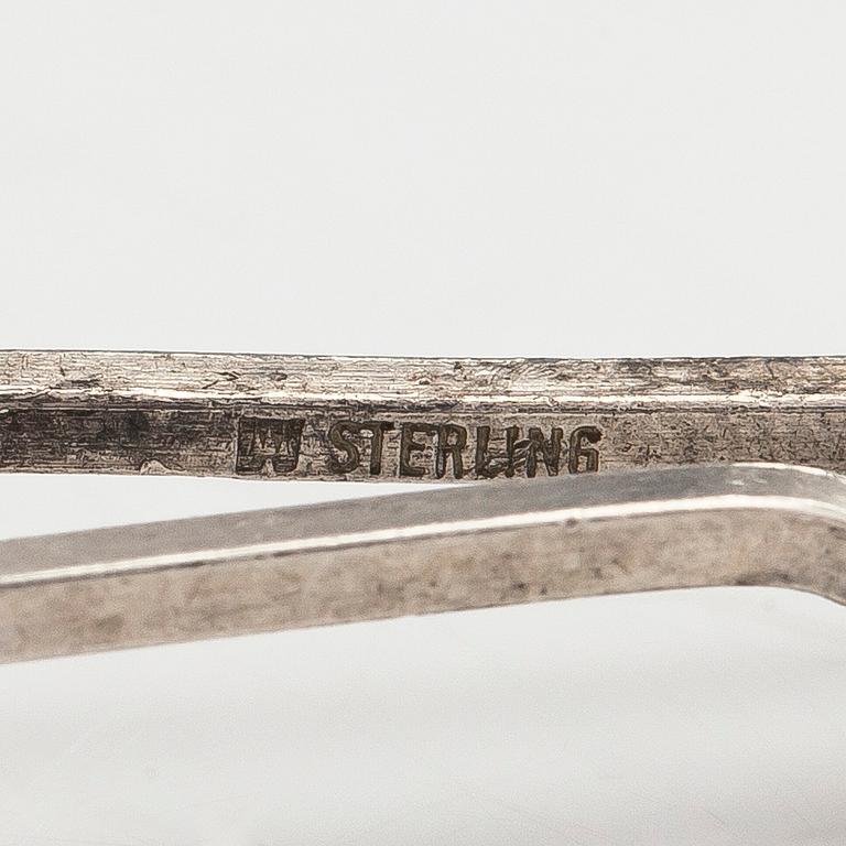 Björn Weckström, collier, "Creature No 5", silver och akryl. Lapponia 1972.