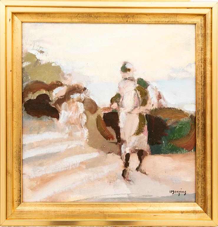 Ivar Morsing, olja på pannå signerad.