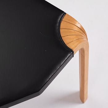 Alvar Aalto, a stool model "X600", Artek, Finland 1960s.