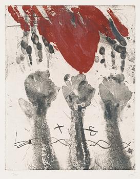 313. Antoni Tàpies, "Empreintes de mains".