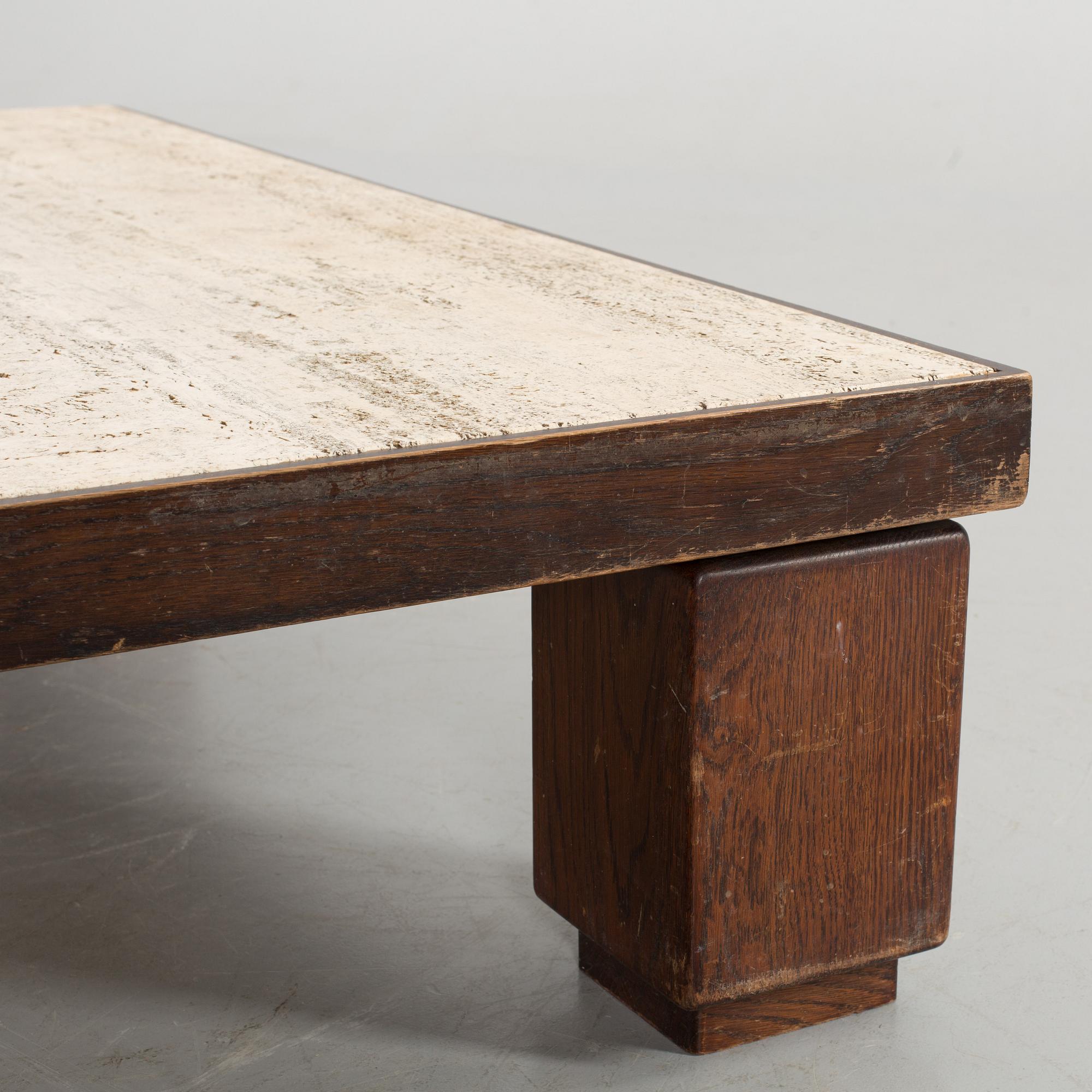 A 1970/80's sofa table.