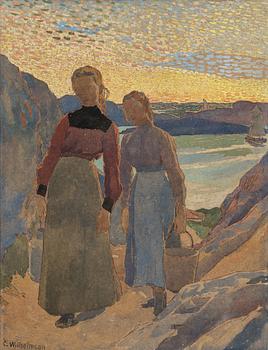402. Carl Wilhelmson, "Vattenhämterskor".