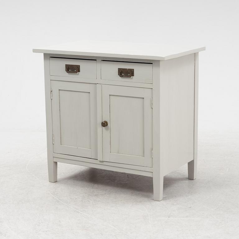 A painted sideboard, circa 1900.