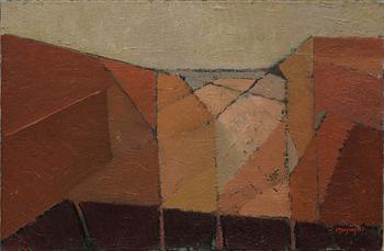 IVAR MORSING, olja på duk, signerad.