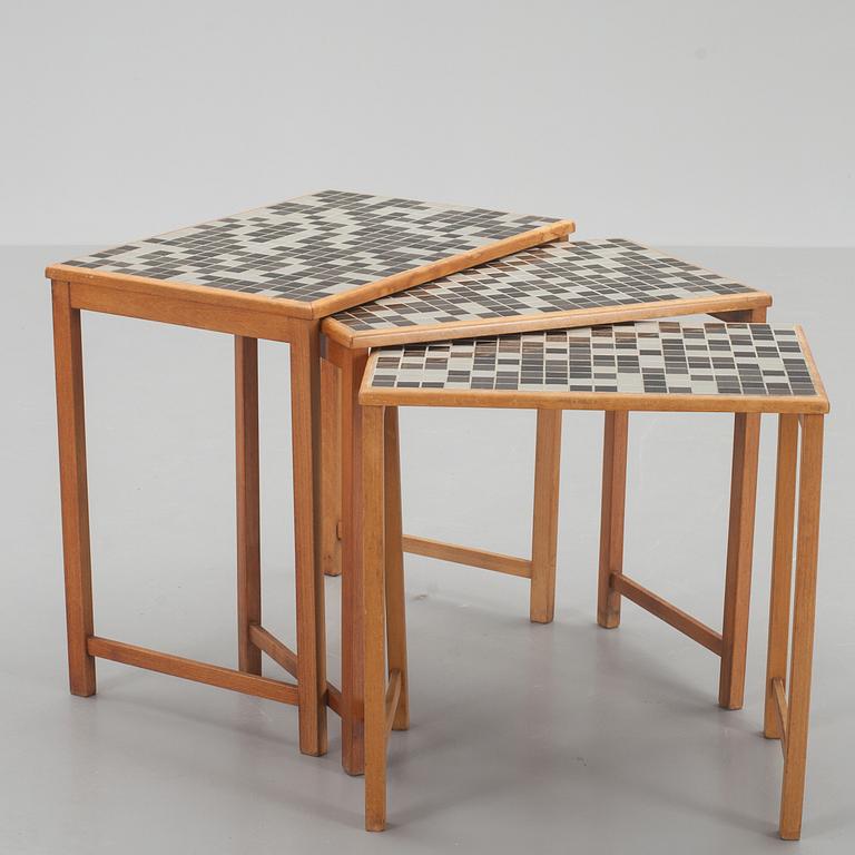 SATSBORD, 3-delat, 1900-talets mitt.