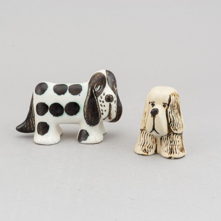 Lisa Larson, six stoneware figurines, for Gustavsberg.