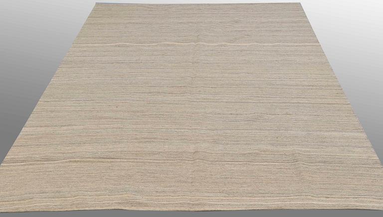 A CARPET, flat weave, around 276 x 205 cm.