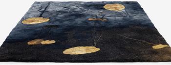 Denise Grünstein, matta "Folium", handtuftad, ca 270 x 230 cm, Ferreira de Sá, Portugal.