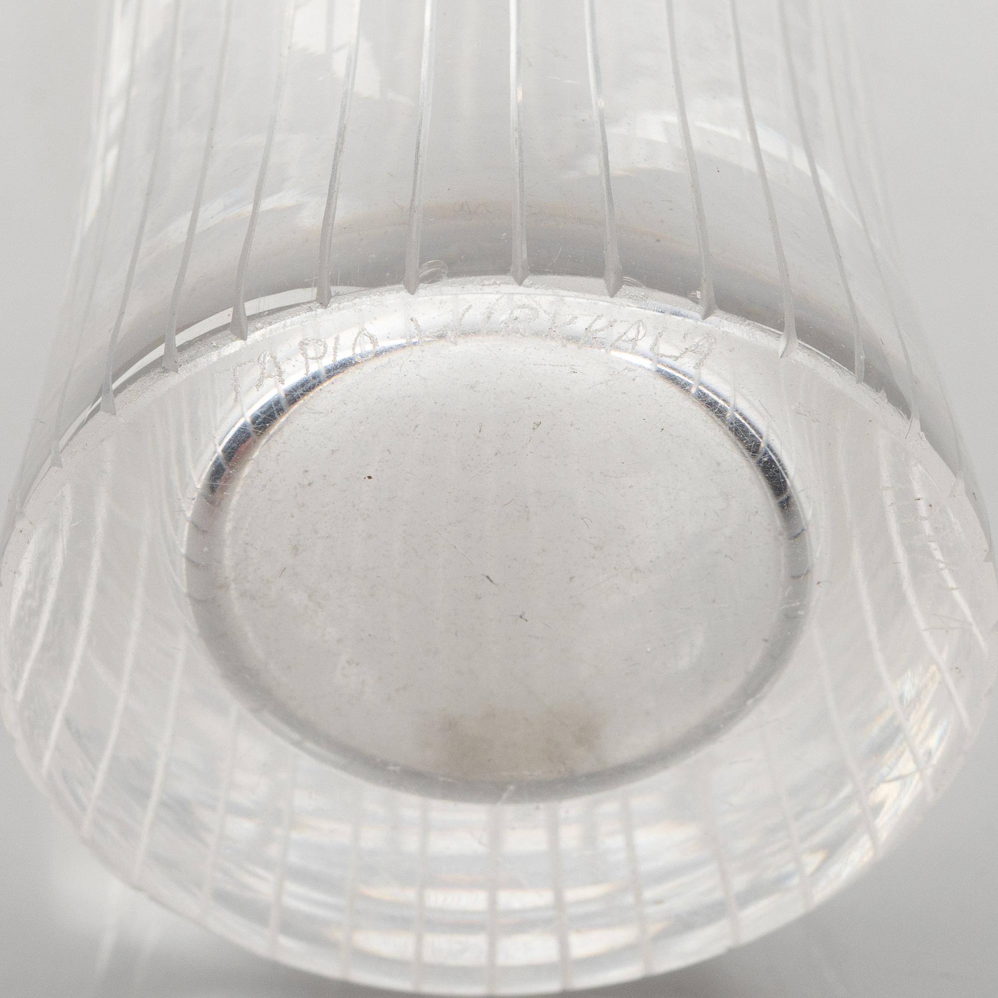 Tapio Wirkkala, a model 3215 glass vase, Iittala, Finland.
