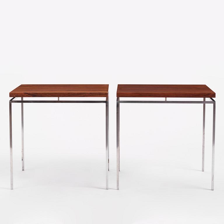 Knud Joos, a pair of side tables, Jason, Denmark 1960s.