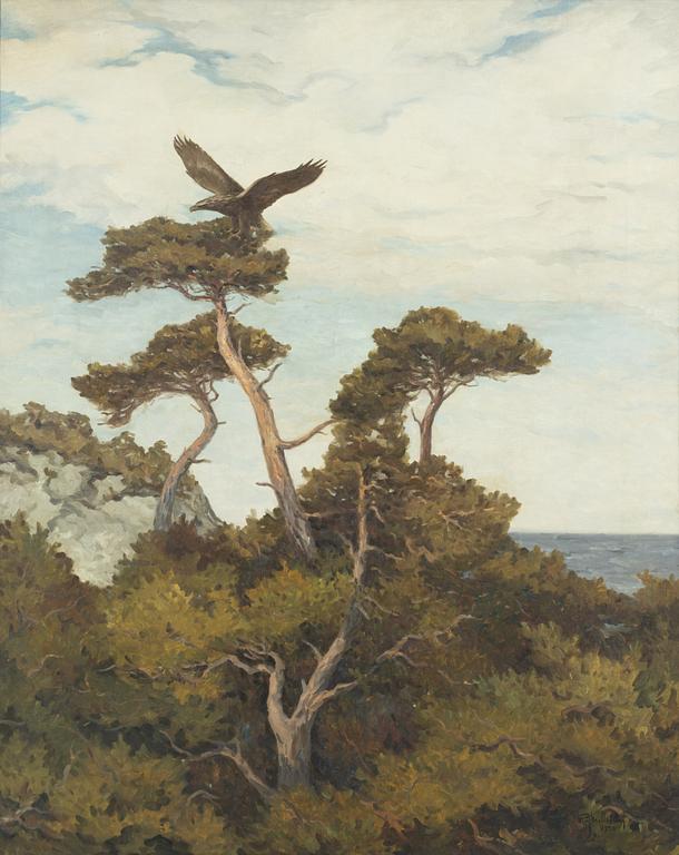 Rolf Mellström, Örn vid sitt bo.