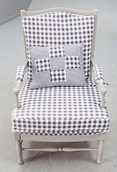 FÅTÖLJ, sk Gripsholms modell, 1900-tal.