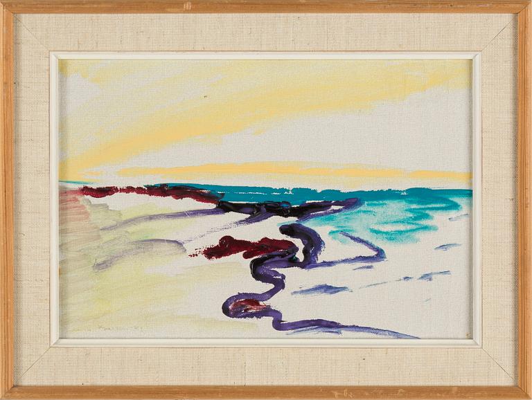 RUNE JANSSON, oil on canvas, signed and dated -73.