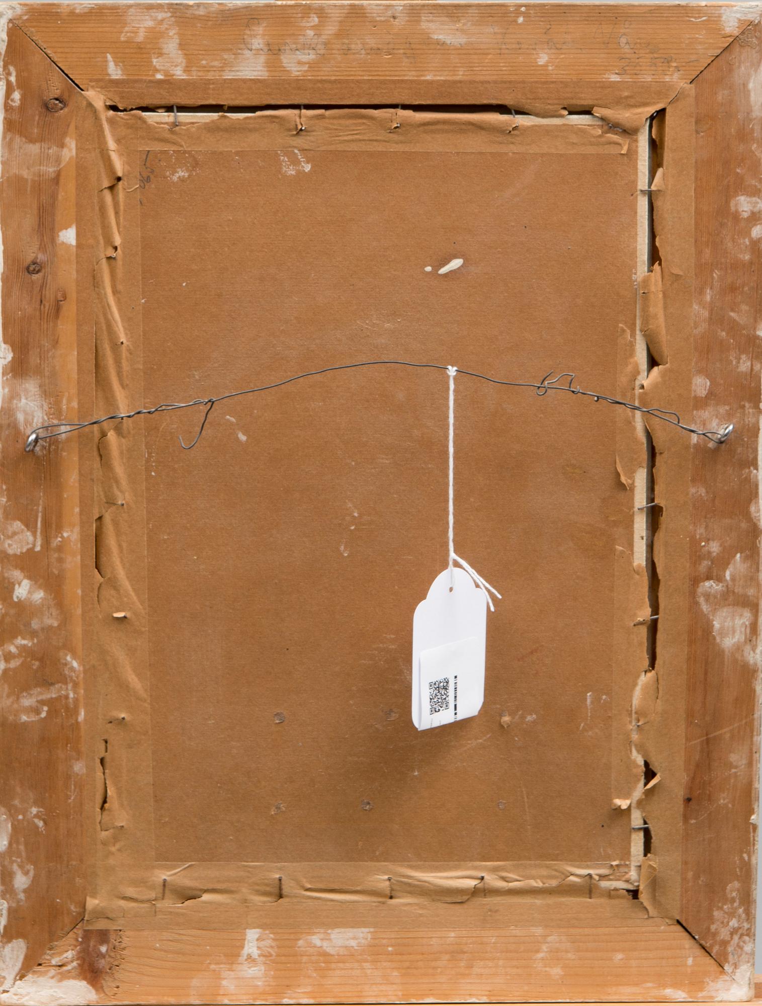 RURIK LINDQUIST, öljy kankaalle, pingotettu levylle, signeerattu ja päivätty 1941.