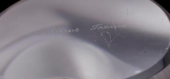 VAS/FIGURIN, glas, Lalique Frankrike, 1900-talets andra hälft.