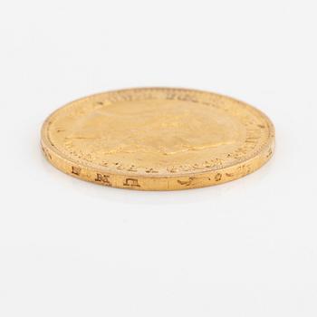 Gold coin, Germany, Friedrich of Prussia, 20 marks, 1888.