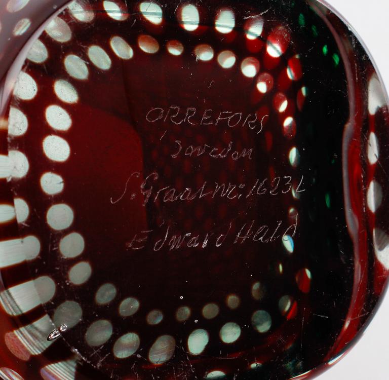 VAS, glas, Edward Hald, Graal, Orrefors.