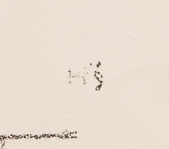 HELENE SCHJERFBECK, lithograph, test print.