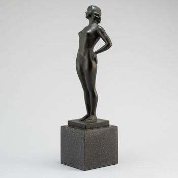 CARIN NILSON, Sculpture, bronze. Signed and with foundry mark. H: 39 cm.