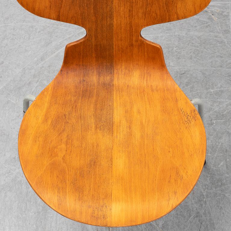 ARNE JACOBSEN, six 'Ant' chairs, Friz Hansen, Denmark, 1950's.