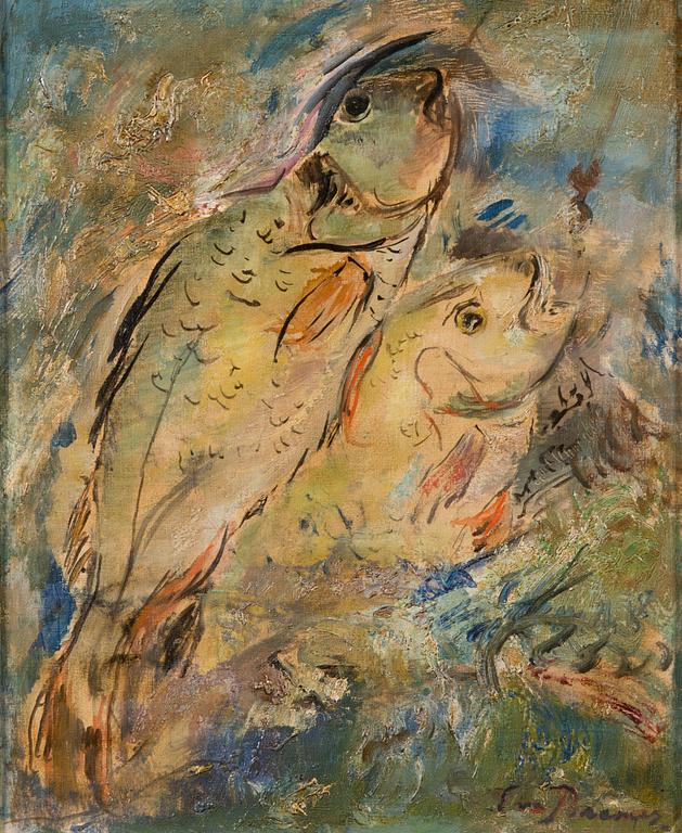 Eva Bremer-Myntti, olja på pannå, signerad.