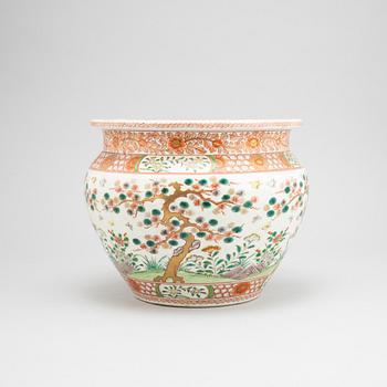 A Samson flower pot, France circa 1900.