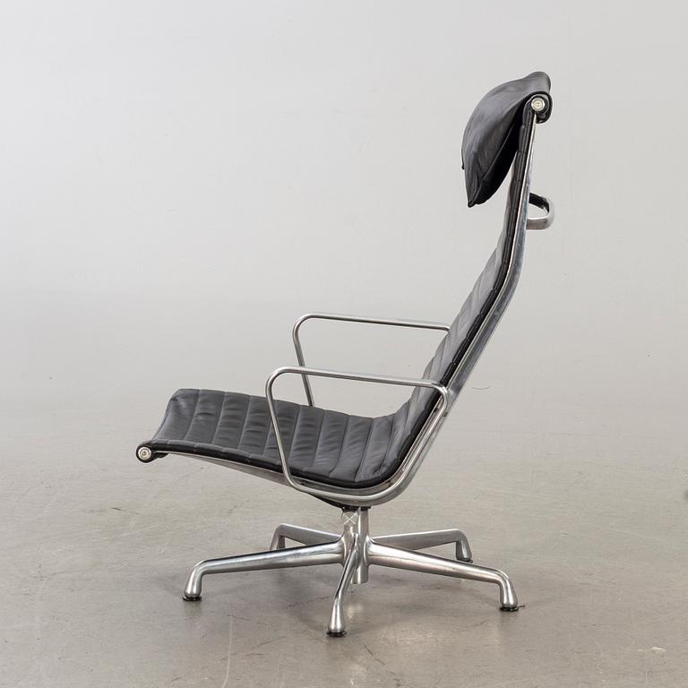 CHARLES AND RAY EAMES, An "EA-124, Aluminium Group", Herman Miller lounge chair. USA.