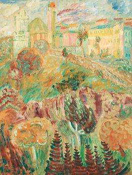 44. Sigrid Hjertén, Italian landscape.