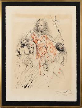 Salvador Dalí, "Poseidon", from "Mythologie".