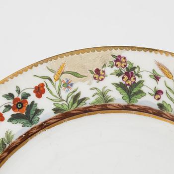 Tallrikar, 8 st, Duc d'Angoulême, Paris, Frankrike, 1790-1829.