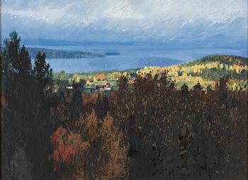 Bo Larsson, oil on canvas, signed BL and dated 96.