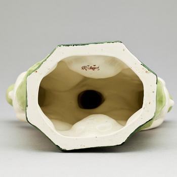 LJUSSTAKE, flintgods, formgiven av Hilma Persson, Rörstrand, 1900-talets början.