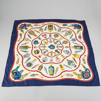 Hermès, scarf, 'Qu'importe le flacon'.