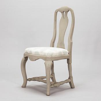 An 18th century rococo chair.