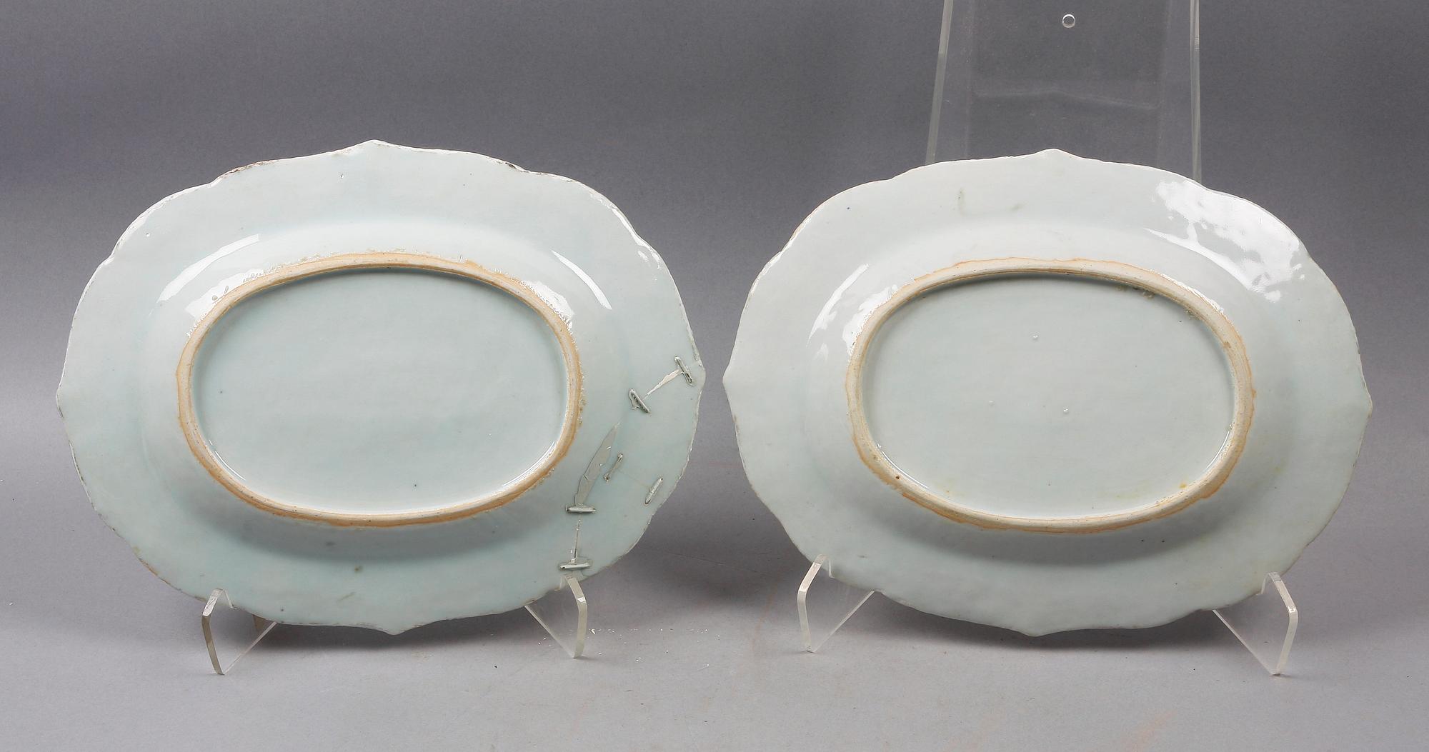 FAT, ett par, porslin, Qianlong, Kina 1700-tal.