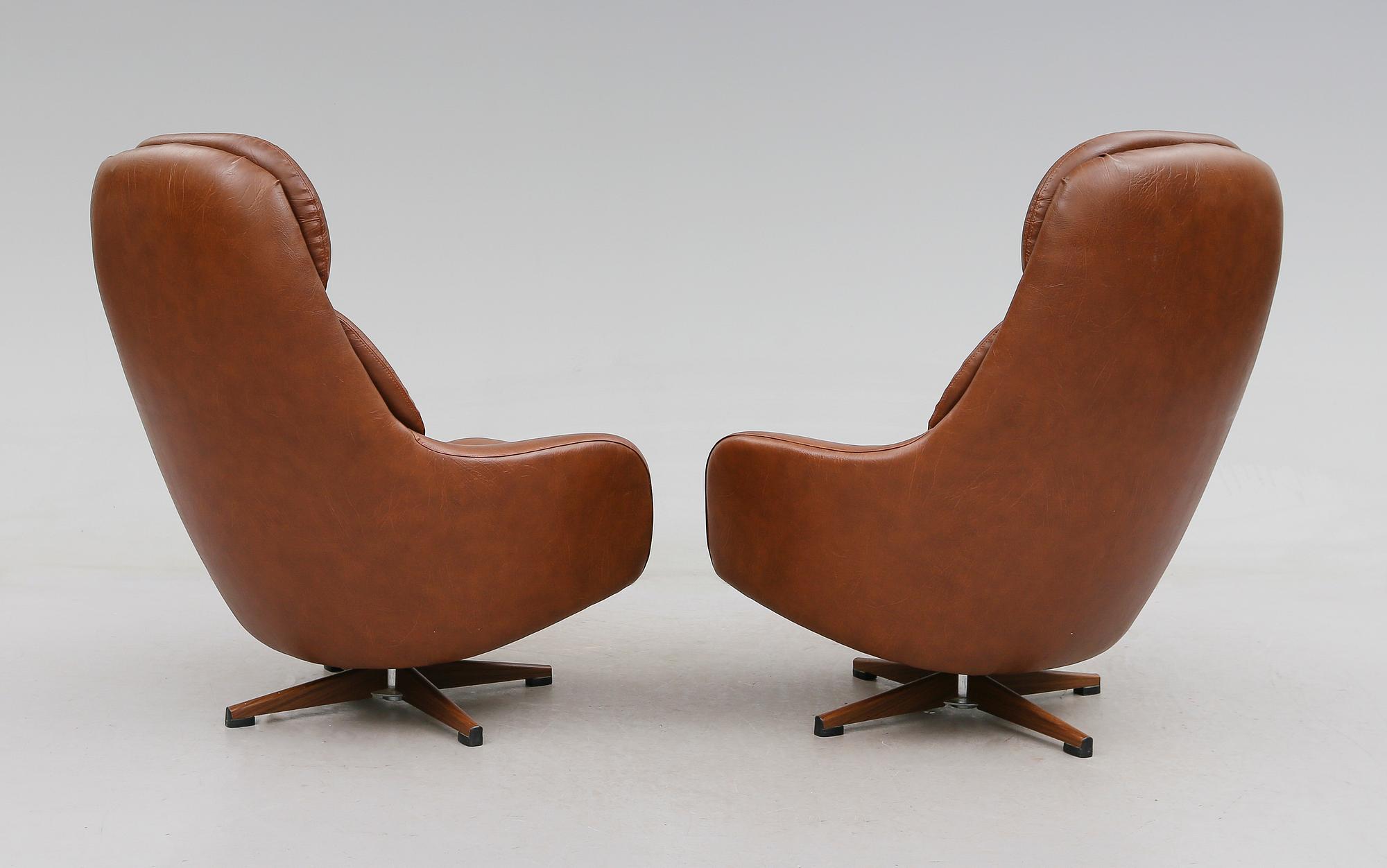 FÅTÖLJER, 1 par, Swedfurn, Slätte Möbler, Töreboda, 1900-talets andra hälft.