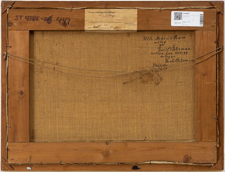 Emil Österman, "Landskap" - Villa Medici in Rome.