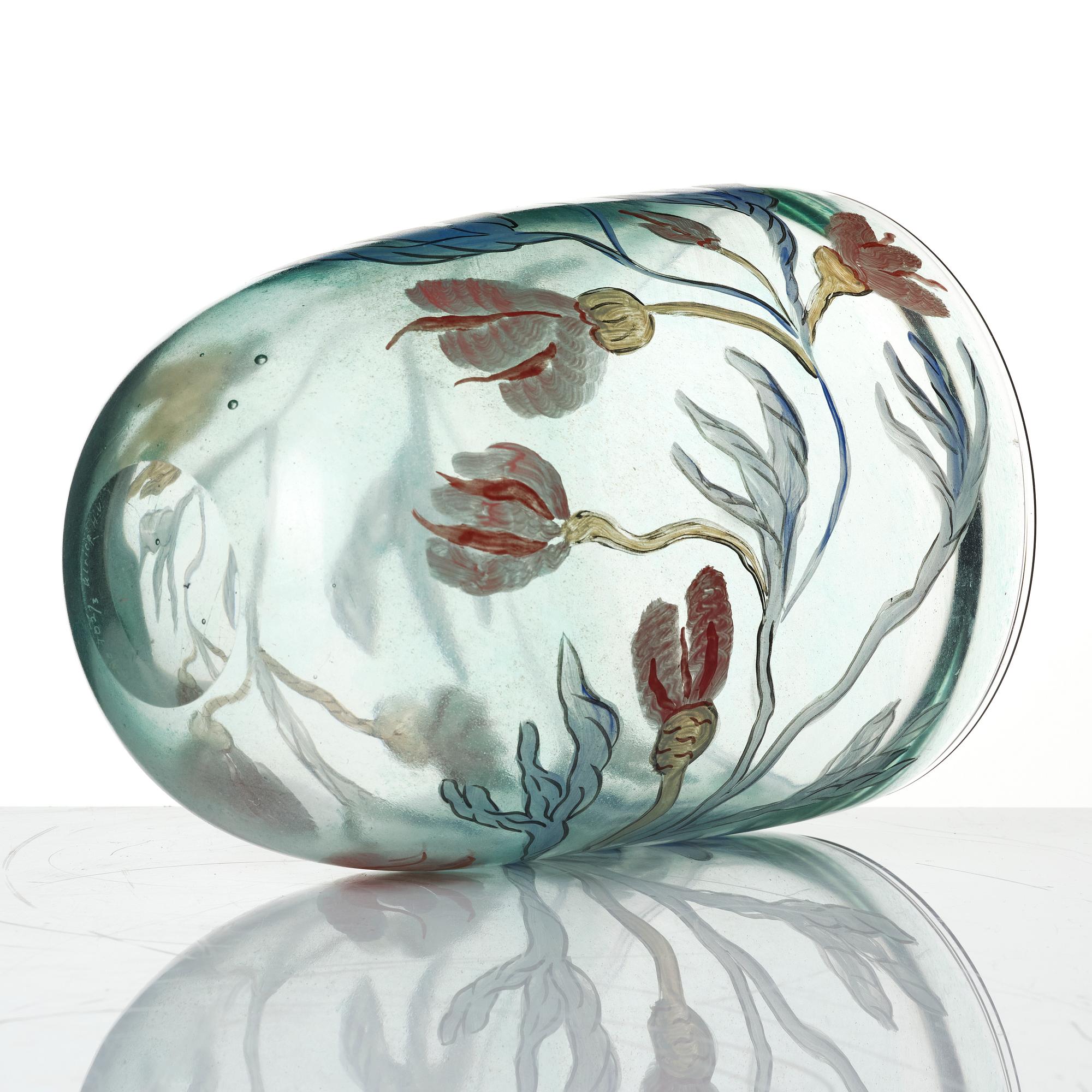 Ulrica Hydman-Vallien, vase, Boda Studio.