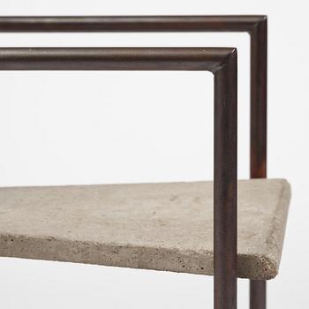 Jonas Bohlin, karmstol, "Concrete", ed. 86/100, Källemo, Värnamo, efter 1981.