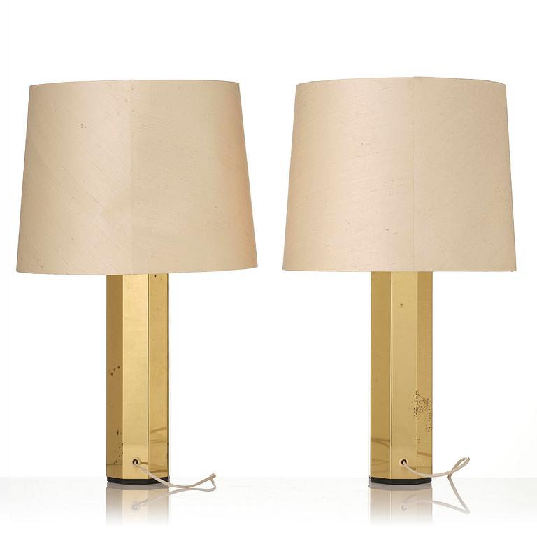 Hans-Agne Jakobsson, a pair of table lamps model B 203/36, Hans-Agne Jakobsson AB, Markaryd, 1960s-70s.