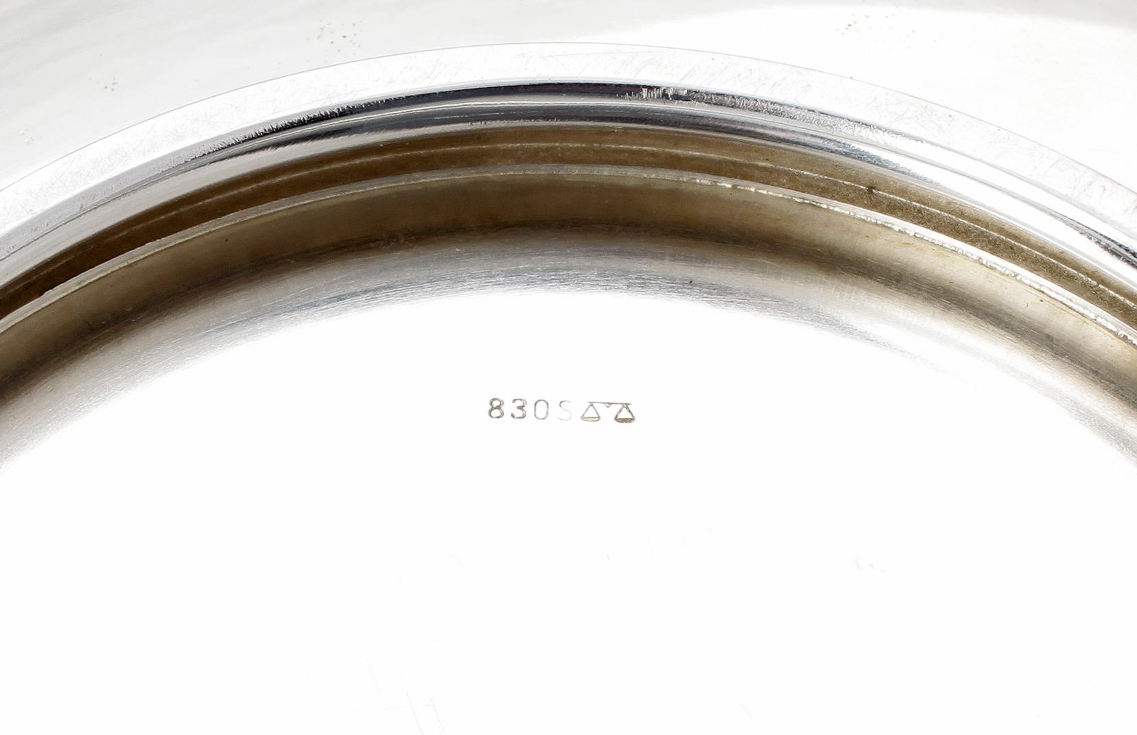 SKÅLFAT, silver, 830. 1930-tal. Vikt ca 700 gram.