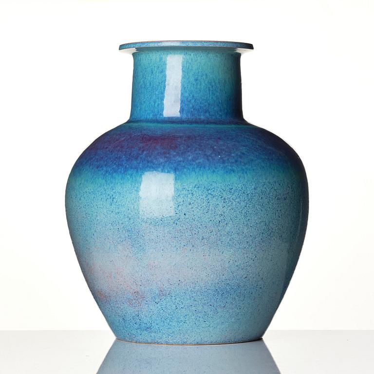 Sven Wejsfelt, a stoneware floor vase, Gustavsberg Studio 1983.