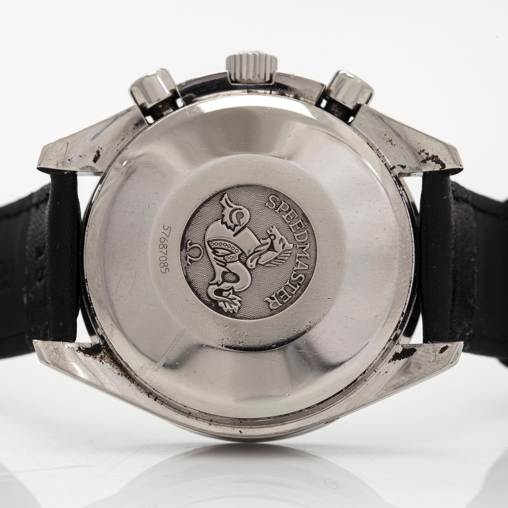 Omega, Speedmaster, Day-Date, kronografi, rannekello, 39 mm.