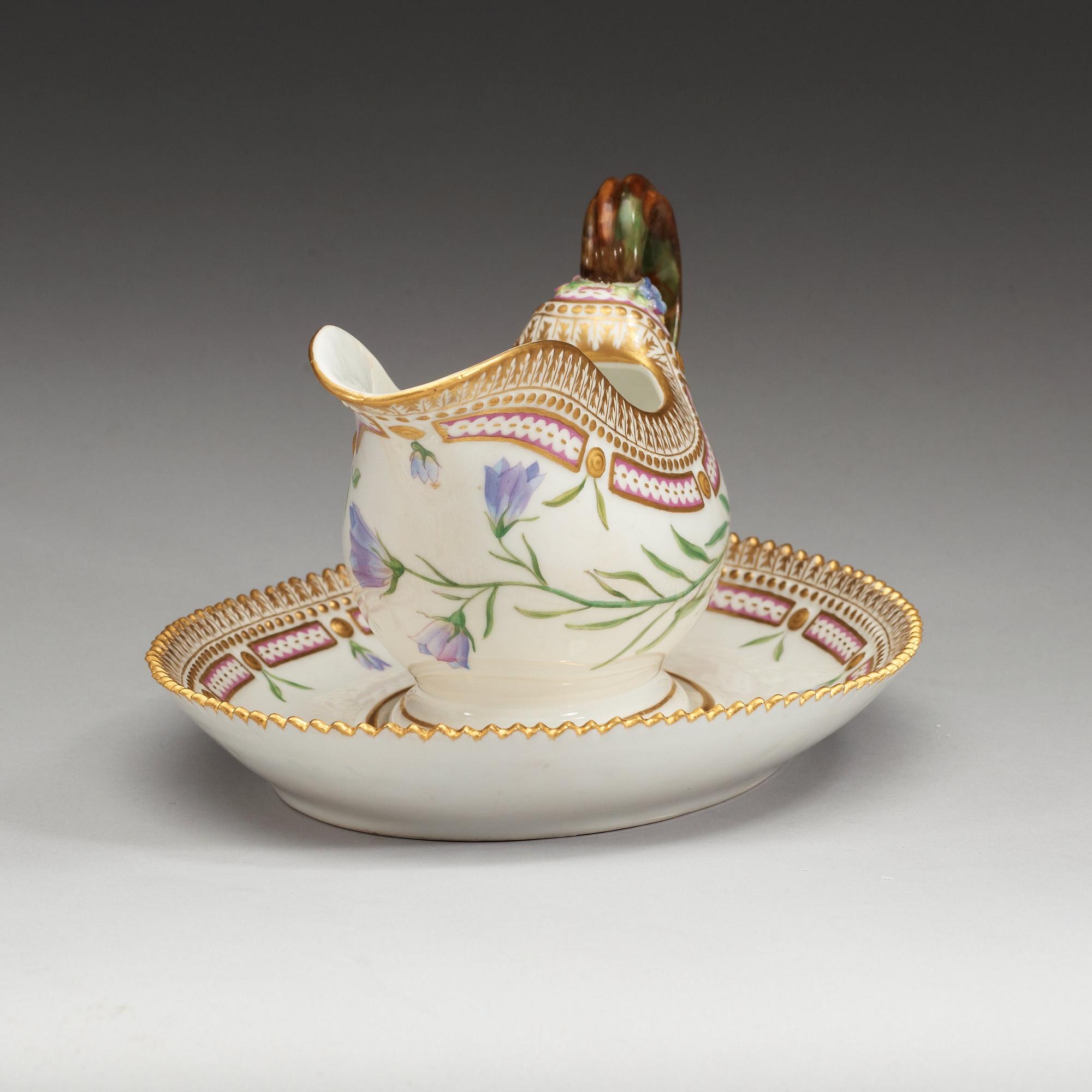 SÅSSNIPA, porslin. "Flora Danica", Kungl Dansk, 1900-tal.