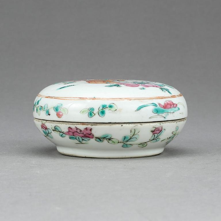 ASK med LOCK, porslin Kina, 1800-tal.