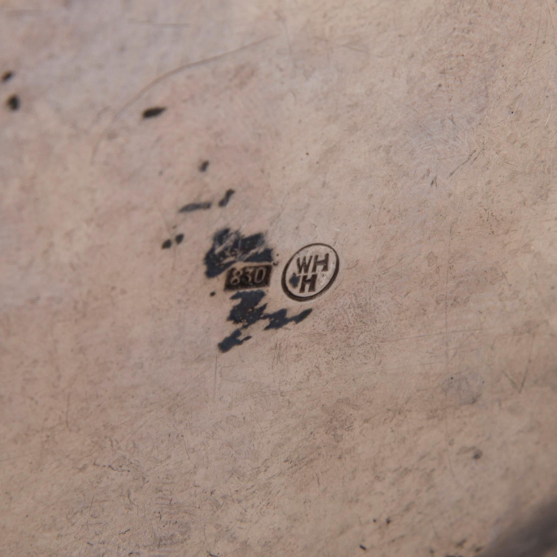 KAFFESERVIS, 3 delar, silver, nyrokoko, Tyskland 1800-talets slut. Vikt 1520 g.